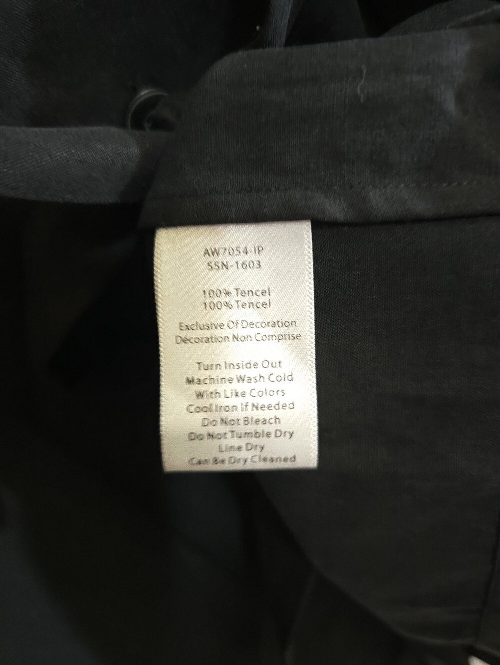 ATM Anthony Thomas Melillo Black Belted Shirt Dress Medium Cargo Utility Tencel - Picture 9 of 10